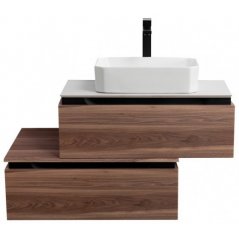 Тумба с раковиной Cezares Slider 80-SLD-80/48-BO-P...