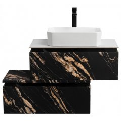 Тумба с раковиной Cezares Slider 80-SLD-80/48-BO-P...