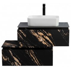 Тумба с раковиной Cezares Slider 80-SLD-80/48-MNO-...