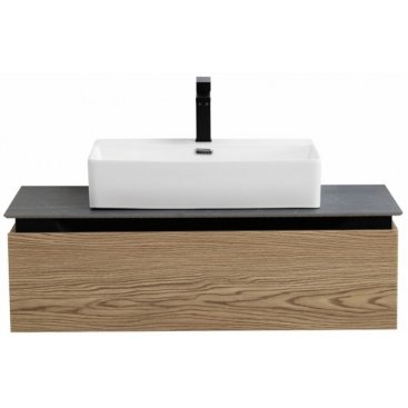 Тумба с раковиной Cezares Slider 100-SLD-100/48-MNO дуб тангент