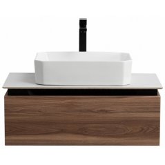 Тумба с раковиной Cezares Slider 80-SLD-80/48-BO о...