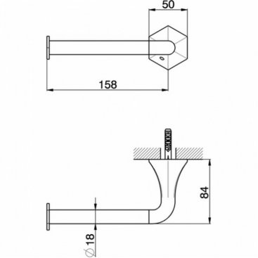 Держатель для туалетной бумаги Cisal Cherie CE0904002 золото