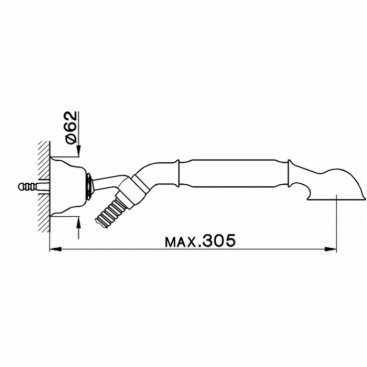 Душевой набор Cisal Shower AR0030502 золото