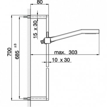 Душевой гарнитур Cisal Shower DS010040 черный