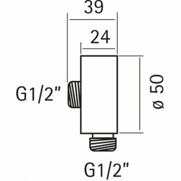 Шланговое подключение Cisal Xion DS017310D1