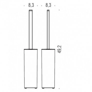 Ершик Colombo Basic Q B3706.CR