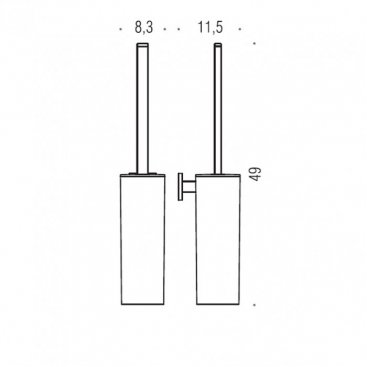 Ершик Colombo Basic Q B3707.CR