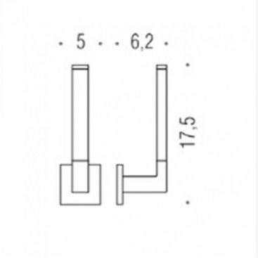 Бумагодержатель Colombo Basic Q B3790.CR