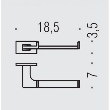 Бумагодержатель Colombo Look B1608.CR