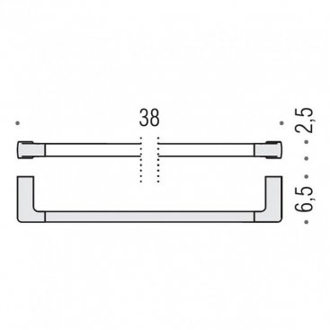 Полотенцедержатель Colombo Lulu B6209.CR