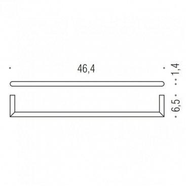 Полотенцедержатель Colombo Mini B4010.NM