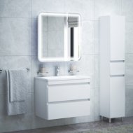Мебель для ванной Corozo Алабама 100 см повесная белая