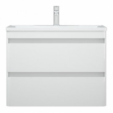 Мебель для ванной Corozo Алабама 80 см белая повесная