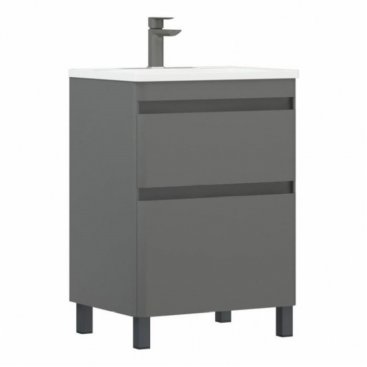 Мебель для ванной Corozo Алабама 60 см графит