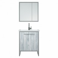 Мебель для ванной Corozo Айрон 70 см серая/арт