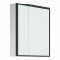 Зеркало-шкаф Corozo Айрон 60 см черный/белый ++11 346 ₽