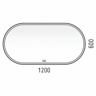 Зеркало с подсветкой Corozo Европа 120x60 см