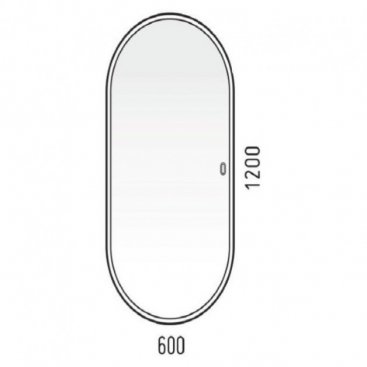 Зеркало с подсветкой Corozo Европа 120x60 см