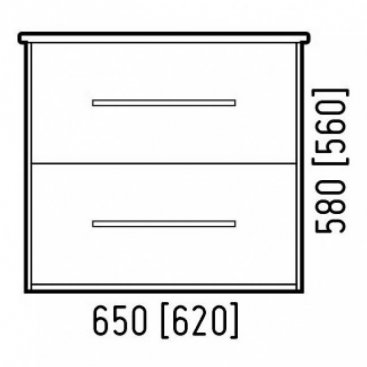 Мебель для ванной Corozo Гольф 65 см сонома
