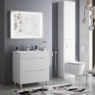 Мебель для ванной Corozo Мадисон 80 см белая
