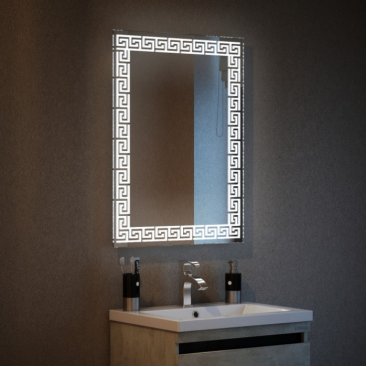 Зеркало с подсветкой Corozo Меандр 60x80 см
