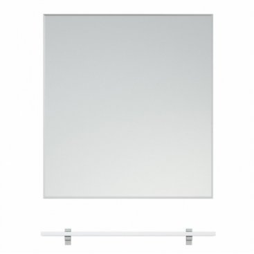 Зеркало с полочкой Corozo Мирэль 60 см белое
