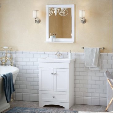 Мебель для ванной Corozo Техас 60 см белая