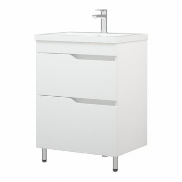 Мебель для ванной Corozo Теона 60 см напольная белая