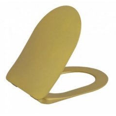 Крышка-сиденье Creavit Duck KC4080 микролифт золото