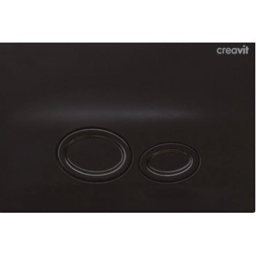 Клавиша смыва Creavit Drop GP2002.02 цвет чёрный глянец