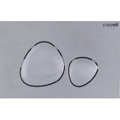 Клавиша смыва Creavit Spa GP7003.00 хром матовый