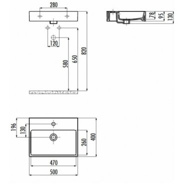 Раковина Creavit Next NX242