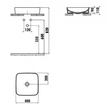 Раковина Creavit Ultra UL040