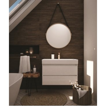 Мебель для ванной Creto Scala White 80 см