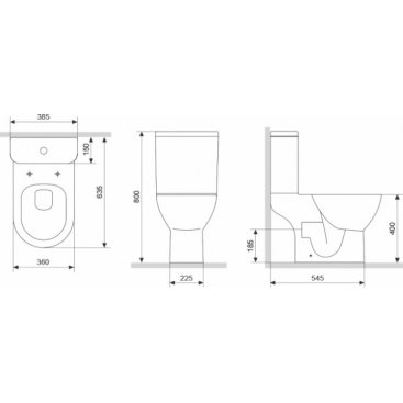 Унитаз Damixa Luna DX46C8600SC