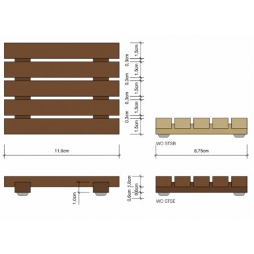 Мыльница настольная Decor Walther Wood STS