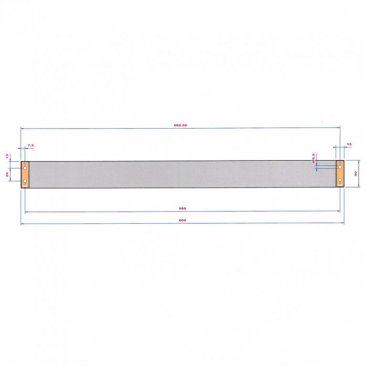 Полотенцедержатель Decor Walther Brick HTE60 60 см