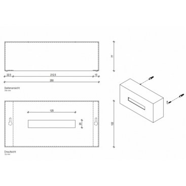 Салфетница Decor Walther Classic KB 82 хром