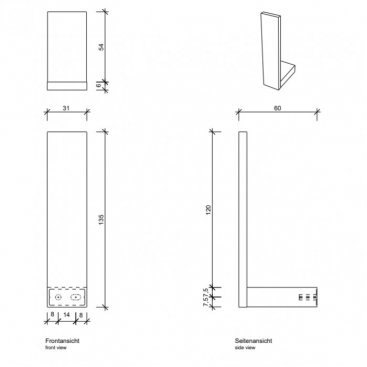 Держатель для запасного рулона Decor Walther Contract CT ERH черный