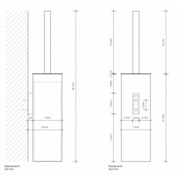 Ершик подвесной Decor Walther Corner WBD N