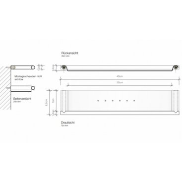 Полочка Decor Walther Mikado ABL40