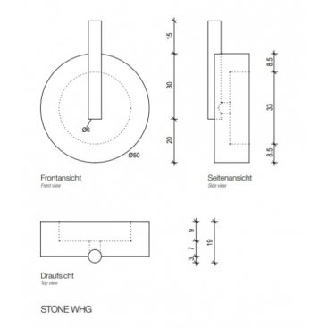 Крючок Decor Walther Stone WHG