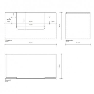 Диспенсер для салфеток подвесной Decor Walther Universal DW 117