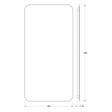 Зеркало Defesto OPTI DF 2818