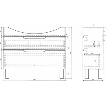 Мебель для ванной Dreja Laguna Plus 105