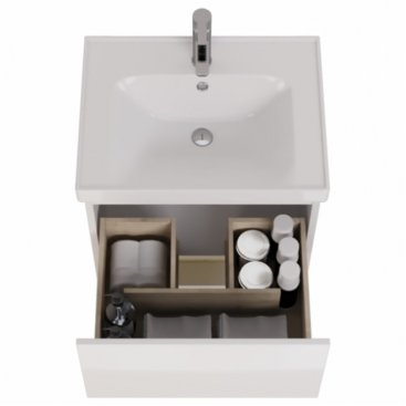 Мебель для ванной Dreja Perfecto 60 белый глянец