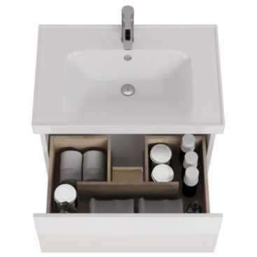Мебель для ванной Dreja Perfecto 70 белый глянец