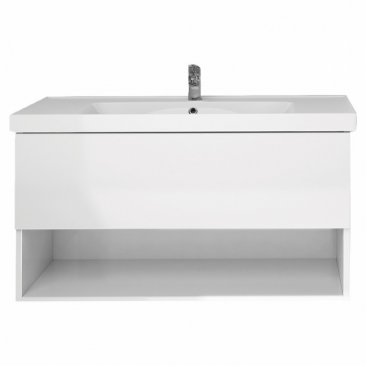 Мебель для ванной Dreja Perfecto 90 белый глянец
