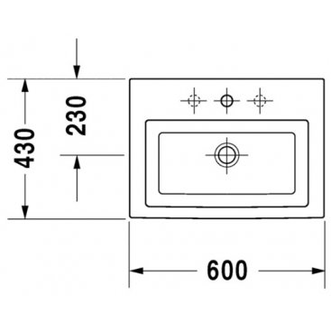 Раковина Duravit 2ND Floor 0491600000