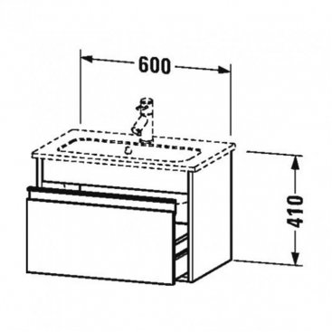 Мебель для ванной Duravit Ketho 60